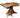 Michigan White Cedar Stump Dinner Table with Oak Slab image 3