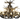 10 light Cascading Whitetail Antler Chandelier