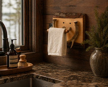 Antler Small Towel Holder