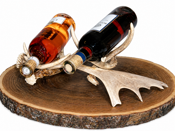 Antler Double Wine Bottle Holder