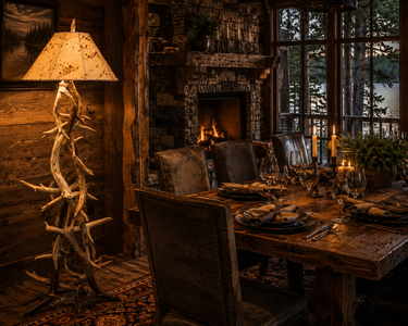 Whitetail Antler Floor Lamp