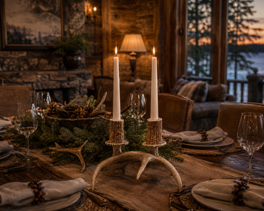 Antler Double Candle Holder