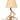 Three Antler Table Lamp Mule Deer