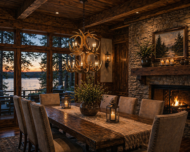 2 Tier Whitetail " The Chief" Real Antler Chandelier