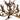 XL Six Light Fallow Deer Antler Chandelier