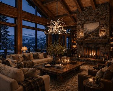 LG Isle Royale Antler Chandleier