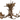 Five Light Fallow Deer Antler Chandelier