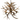 L Eight Light "Fireball" Mule Deer Antler Chandelier