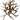 Eight Light "Fireball" Mule Deer Antler Chandelier