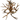 Six Light Mule Deer "Fireball" Antler Chandelier
