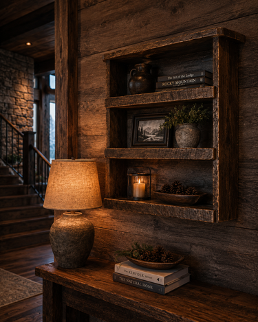 Reclaimed Barnwood Shelf