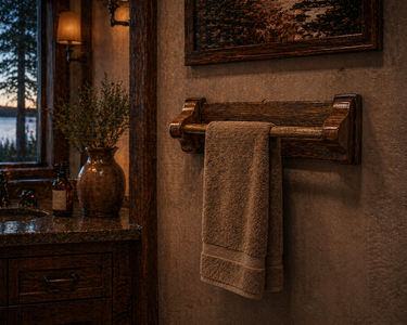 Barnwood Towel Bar