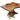 Michigan White Cedar Stump Dinner Table with Oak Slab image 0