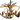 5 Light Real Antler Chandelier