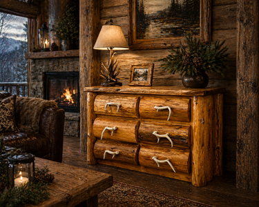 Stained White Cedar Dresser