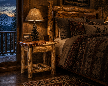 Rustic Red Cedar Night Stand