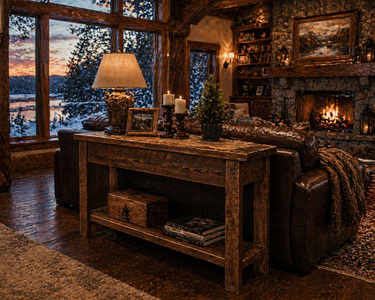 Barnwood Sofa Table