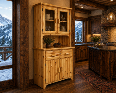 White Cedar 2 Door Hutch