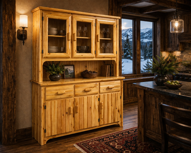 White Cedar 3 Door Hutch