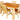 Red Cedar Dinette Set