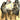 4 Raccoons playing Poker w/ Table & Stools image 0