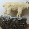 Lifesize Mountain Goat w/ Rock Base Wall Mount image 0
