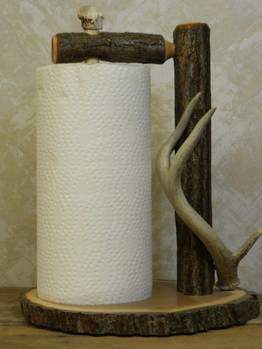 Paper Towel Holder with Antler image 1