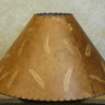 Lamp Shade w/ Leather String 24x14x7" image 0