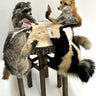 Animals Playing Poker --Raccoon Red Fox, Skunk, Badger w/ Table image 0